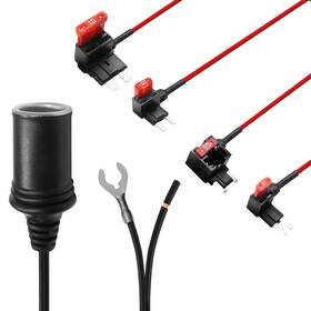 5x.11301.c0x Masigo Add-a-circuit Fuse Tap Kit With 14 Inch 12v Female Cigarette Lighter Socket
