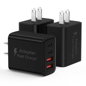 Matestar 798623431096 Usb C Charger Block 40w 3pack 4-port Type Fast Charging Blocks Pd W