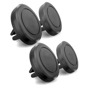Mb000499 Maxboostpower Universal Smartphone Holder - Air Vent Magnetic Car Mount 4 Pack Black Comp