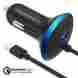 Mbcar-01b-qc Maxboost 30w Dual Output Quick Charge 2.0 Usb Car Charger Smart 5v Microusb New 701470420908
