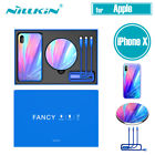 Mc034 Nillkin Fancy Qi Wireless Charger Gift Set For Iphone Tempered