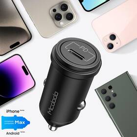 Mcdodo 679874307746 20w Pd Usb C Car Charger Adapter Fast Charginig For Iphone 15 14 13 17 Pro Max X