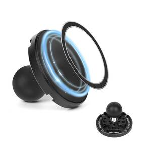 Mrjc007 Mechrig Mrjc007#rx Magnetic Phone Mount Base With1 Ball Head Aluminum Alloy &1/4 Inch Screw Holes