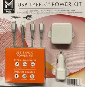Members Mark 193968419868 Usb Type-c Power Kit