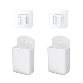 Mewuthede 616814545745 Wall Mount Remote Control Holder 2 Pcs Media Player Controller Air-c