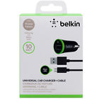 F8m668bt04 Micro Usb Oem Car 4-foot Cable 10watt Charger Sync Belkin 2.1amp