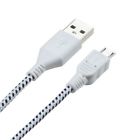 Microusbdatacable404np Mybat White Woven Pattern 885126141598