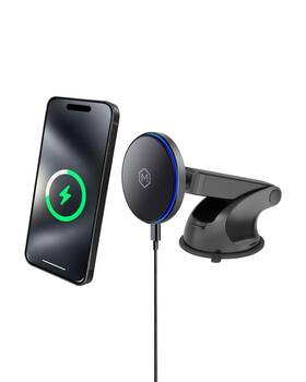 Mighty Mount 769947235783 Mag Switch Qi2 Safe Wireless Telescopic Suction Cup 15w Fast Charg