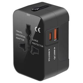 Ta-mt-010 Mingtong Universal Travel Adapter With 3.0a Pd Usb-c And Qc Usb-a Ports Fast Charging I