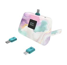 Lim-ybstm5 Mini Limitless Totalboost Pro 5 000 Mah Portable Power Bank Bnib Pastel Marble
