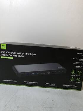 Mt-umd06pro Minthouz 12 In 1 Docking Station With 100w Charging Triple Display 1000mbps
