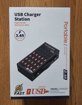 300w Mixilin 702163221345 Multiple Usb Charging Station 60 Port 40 A And 20 C 60a F