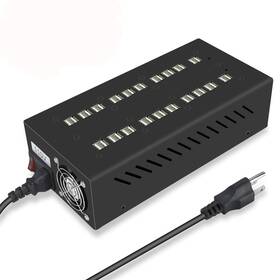 Yhy-06200060 Mixilin 40 Ports Usb Charging Station With Intelligent Protection Multi-port Black