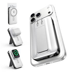 Mizuia 768231205457 For Magsafe Portable Charger With Wall Plug 3 In 1 Wireless Power Bank B