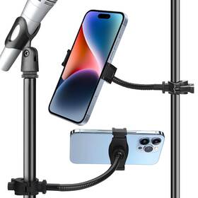 Mlejiakj 806915717551 Mic Stand Phone Holder Cell For Adjustable Flexible