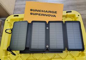 Modern Needs 661558310388 Suncharge Supernova Portable Power Station - Solar Bank With 2 Usb Port