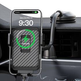 002bb Mokpr Wireless Car Charger 15w Fast Charging Mount Auto-clamping Cha