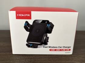 Mok0001 Mokpr Wireless Car Charger Auto Clamping Mount 15w/10w/7.5w/5w New