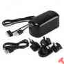 Muacc6 Monoprice Us Eu Plugs Uk Charger 30 Usb International Wall Aus 2a Power