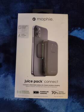 401006588 Mophie Juice Pack Connect 5 000 Mah Portable Battery For Qi-enabled Phones