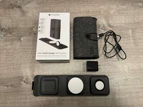 401308654 Mophie 3-in-1 Travel Charger Magsafe For Apple Iphone Airpods Pro Watch 2021