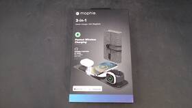 401311383 Mophie 3-in-1 Travel Charger With Magsafe - Portable Wireless Charging Hub