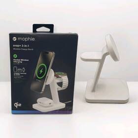 401313542 Mophie Snap 3-in-1 Wireless Charging Stand - Magsafe And Qi2 Certified For Apple
