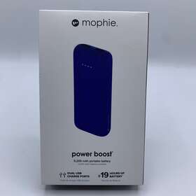 4057 Mophie Pwr Power Boost 5200mah Portable Charger Blue- New