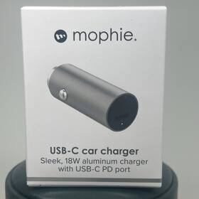 409903474 Mophie 18w Usb C Pd Car Charger Aluminium Silver -