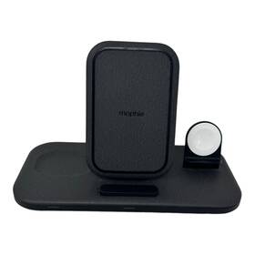 411305740 Mophie 3-in-1 Wireless Charging Stand For Apple Iphone 7.5w Fast Grey