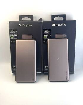 Psplus-usbc-6k-cpr Mophie 4182 2pk-mophie Usb-c Powerstation Plus 6 000mah Battery Pack With Built In