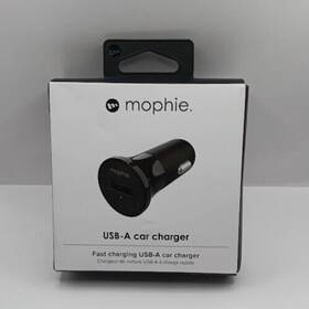 Mophie 582620164909 12w Usb A Car Charger Black Fast