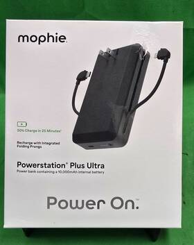 Mophie 840390365415 Powerstation Plus Ultra 10k Power Bank 30w Usb-c New E3