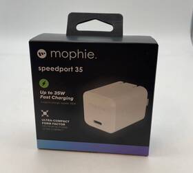 Mophie 849944093927 New Speedport 35w Type C Power Adaptor Fast Charging - White