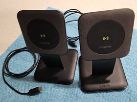 Snap15st Mophie Pair Of 2 Snap Wireless Charging Stand Iphone A Snp-wrls-stnd Free Ship