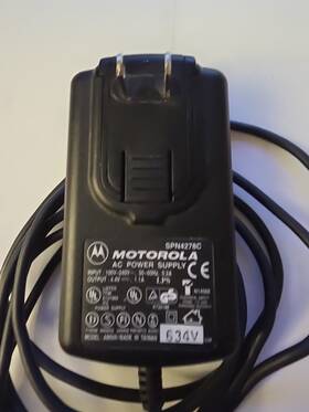 Motorola Spn4278c Oem Cellphone Startac Ac Charger Output 4.4v Dc 1.1a Rare