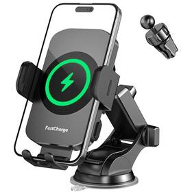 C178 Moyac Wireless Car Charger Fast Charging 15w Auto Clamping Phone Holde