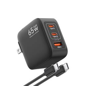 Cr65 Munbyn 976874154023 Nexgo 65w Usb C Charger 3-port Gan Foldable Iphone 17/16/15 Series
