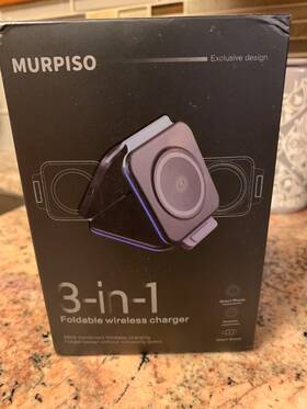 Murpiso 742491799710 3 In 1 Magnetic Foldable Wireless Charger Used For One Week On Vacation