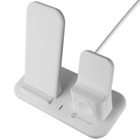 50013mw Mworks Mpower 3-in-1 Multi-function Wireless Charging Stand For Apple Watch
