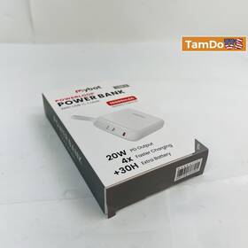 Mybat 885126671736 10000mah Powerloop Power Bank With Usb-c Cable