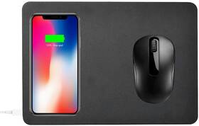 Nunichagwir161wp-ud Mybat Black 2 In 1 Multi Mouse Pad Mat Wireless Charger