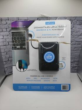 Mycharge 847843008356 Portable Usb-c Iphone Laptop Charger- Open Box