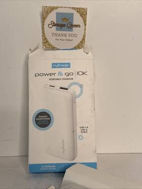 91981716 Mycharge 10000mah Power And Go Bank - White