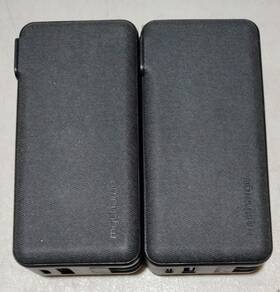 B010kf-a Mycharge 2x - 10 000 Mah Portable Charger For Most Usb-c And Apple Devices Black