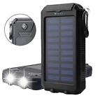 Na Solar Power Bank Charger Waterproof Portable Exterl 7456784967900