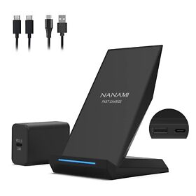 Xy30upd-01 Nanami 30w Max Wireless Charger Qi Certified Fast Charging Stand With New