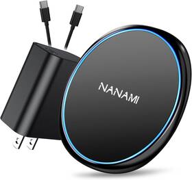 Bp-qc181u0c-us09 Nanami Fast Wireless Charger 7.5w Qi Certified Charging Pad With Pd3.0 Black