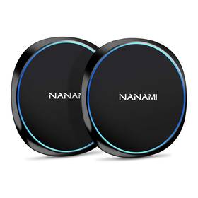 U6-two Nanami Fast Wireless Charger Pad - Qi Certified For Iphone And Samsung Galaxy 2-pack