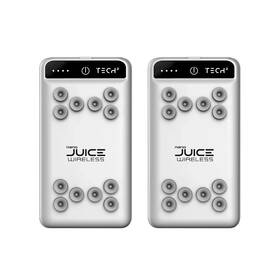 Nano 851256008636 Tech Squared Portable Wireless Charger 10k Mah Powerbank 2pk White